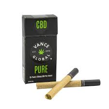 Vance Global Pure CBD Cigarettes 10-pack 1500 mg of CBD