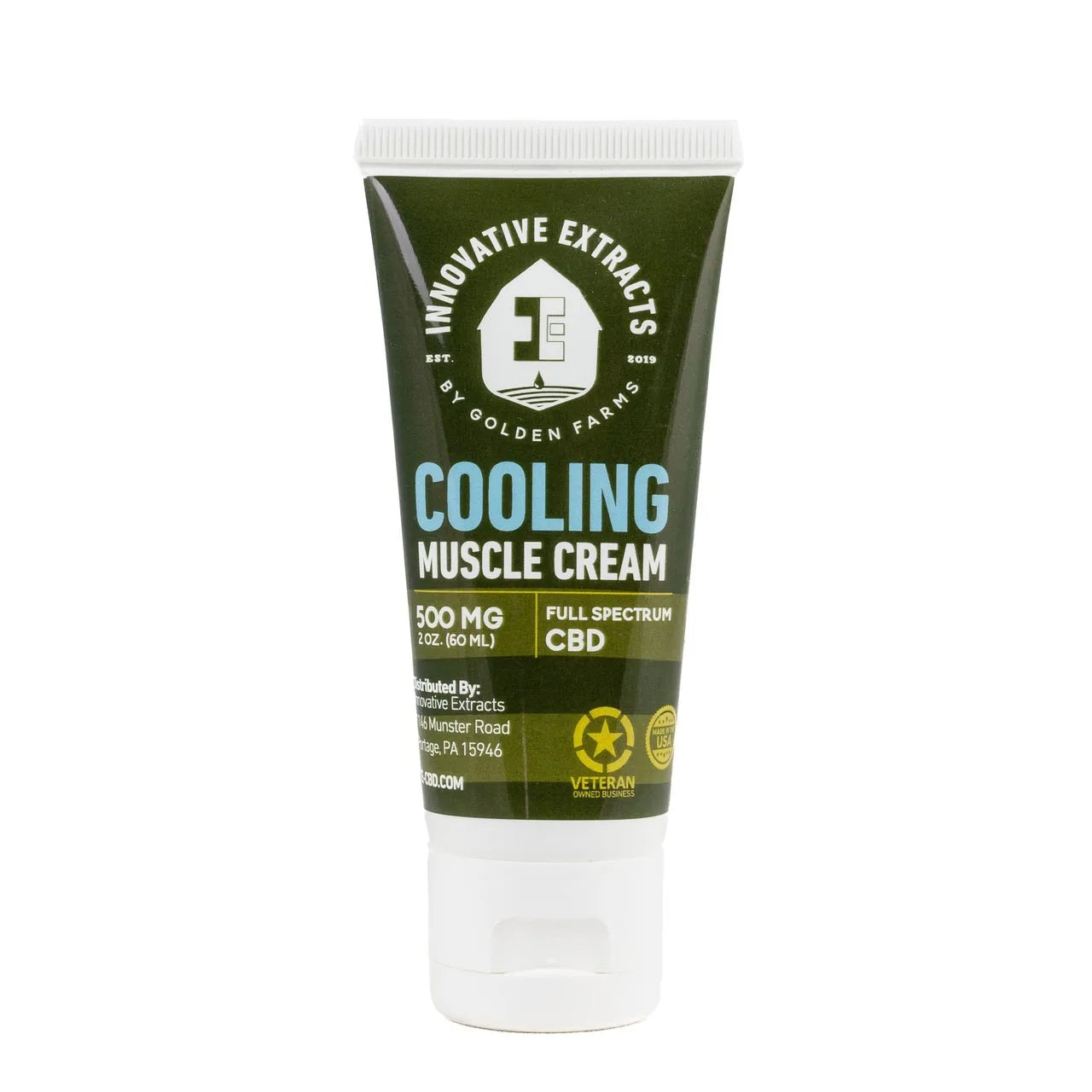 Muscle Cream – Cooling or Heating 500mg CBD