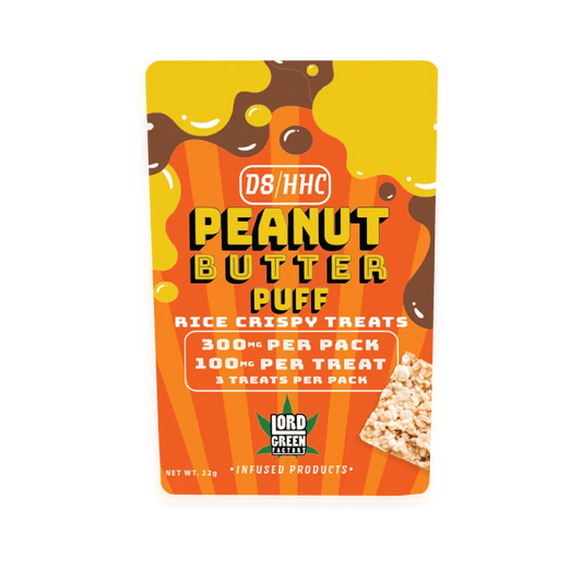 Peanut Butter Puff Delta 8 + HHC Treats