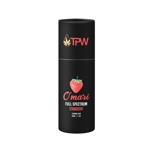 TPW O'mari 1000mg Full Spectrum Strawberry Tincture