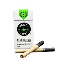 Vance Global All Natural Blend CBD Cigarettes 10 Pack 1000mg