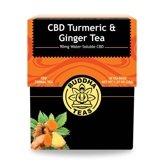 Buddha Teas Turmeric Ginger CBD Tea